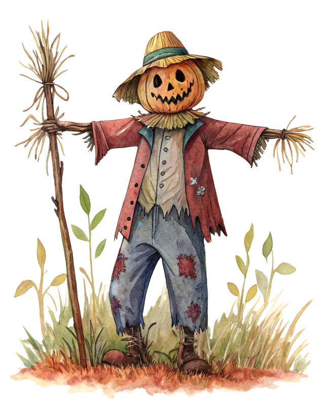 Scarecrow 100% Cotton Fabric Panel Block CC450