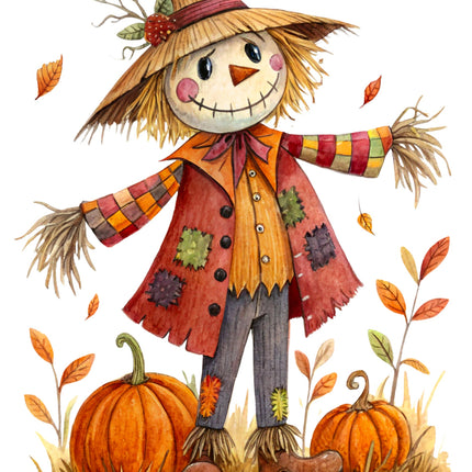 Scarecrow 100% Cotton Fabric Panel Block CC455