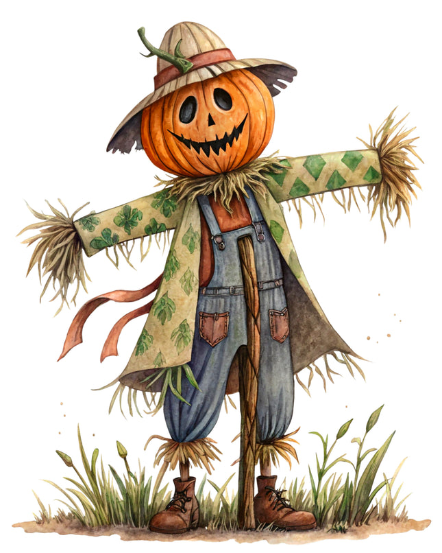 Scarecrow 100% Cotton Fabric Panel Block CC456