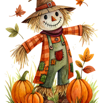 Scarecrow 100% Cotton Fabric Panel Block CC457