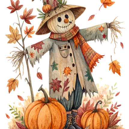 Scarecrow 100% Cotton Fabric Panel Block CC459