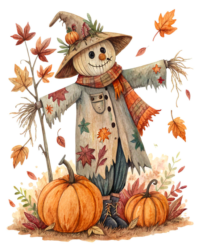Scarecrow 100% Cotton Fabric Panel Block CC459
