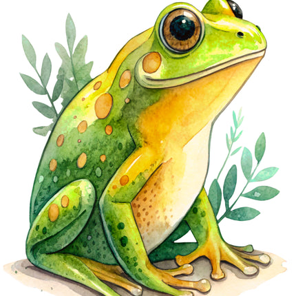 Frog 100% Cotton Fabric Panel Block CC479