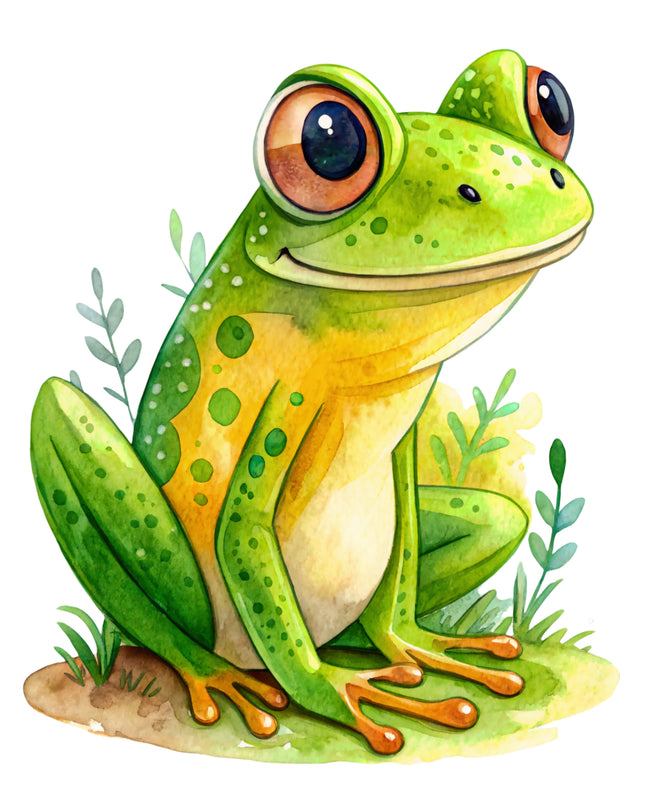 Frog 100% Cotton Fabric Panel Block CC483