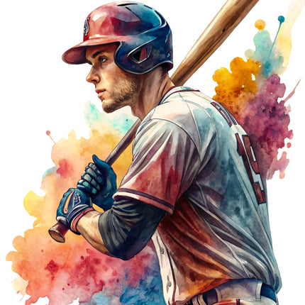 Baseball 100% Cotton Fabric Panel Block CC502