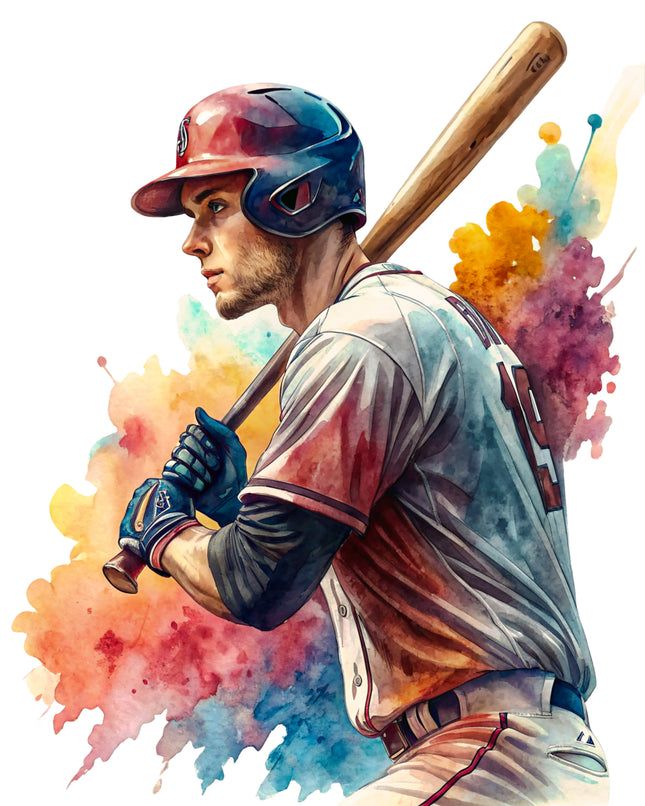 Baseball 100% Cotton Fabric Panel Block CC502