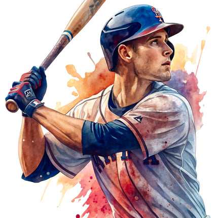 Baseball 100% Cotton Fabric Panel Block CC503