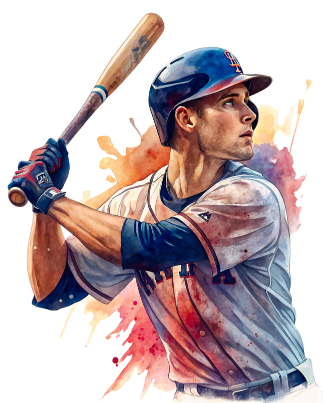 Baseball 100% Cotton Fabric Panel Block CC503