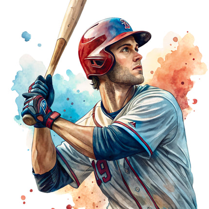 Baseball 100% Cotton Fabric Panel Block CC511