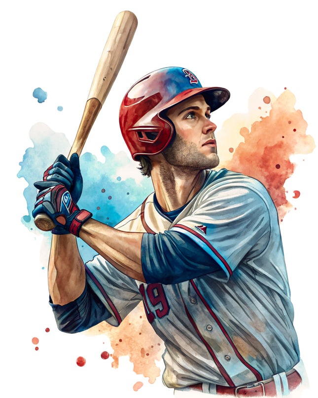 Baseball 100% Cotton Fabric Panel Block CC511