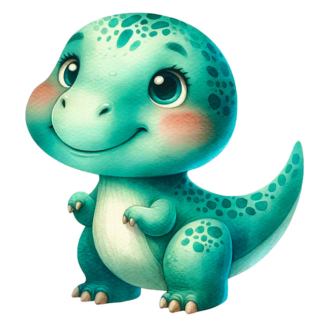 Dinosaur 100% Cotton Fabric Panel Block D2518