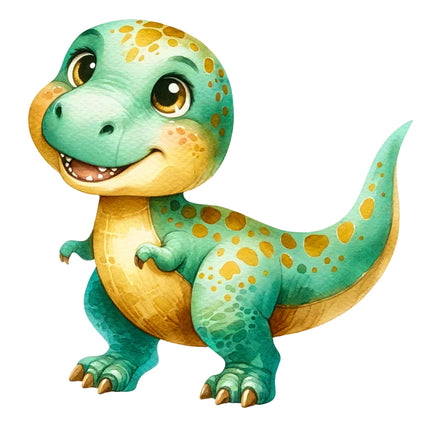Dinosaur 100% Cotton Fabric Panel Block D2521
