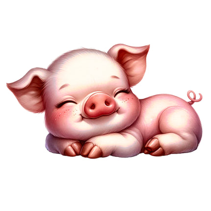 Pig 100% Cotton Fabric Panel Block DD1740