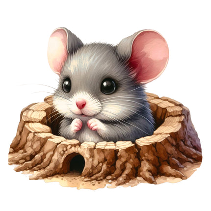 Mouse 100% Cotton Fabric Panel Block DD2330