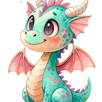 Dragon 100% Cotton Fabric Panel Block Quilt Square DD2406