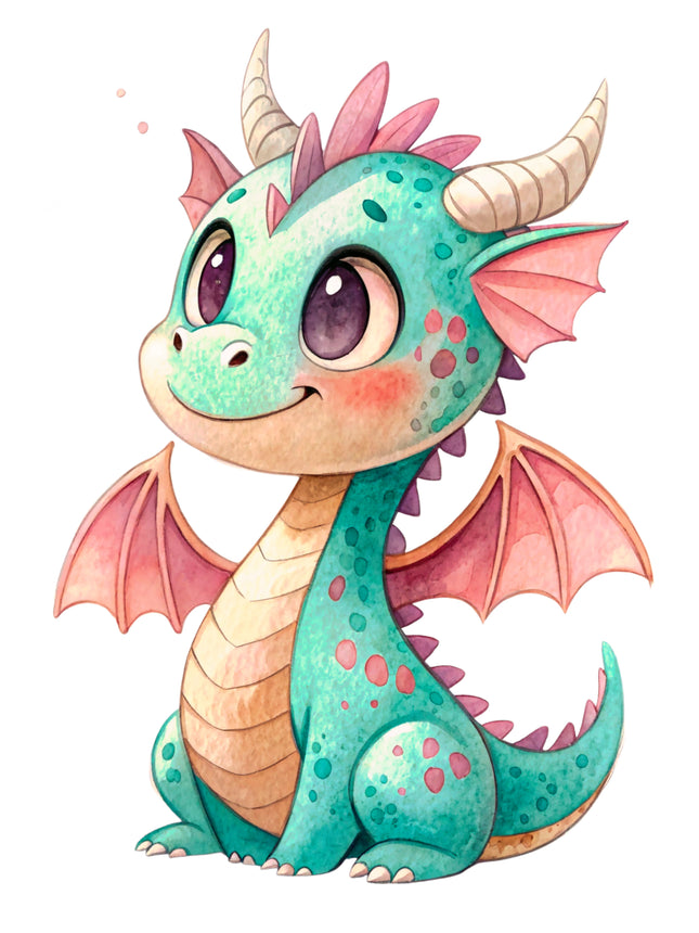 Dragon 100% Cotton Fabric Panel Block Quilt Square DD2406