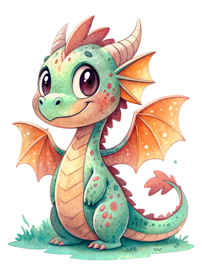 Dragon 100% Cotton Fabric Panel Block DD2407