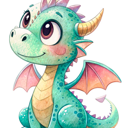 Dragon 100% Cotton Fabric Panel Block Quilt Square DD2408