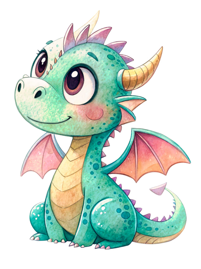 Dragon 100% Cotton Fabric Panel Block Quilt Square DD2408