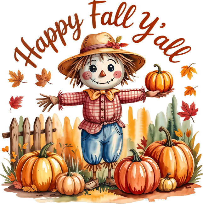 Scarecrow fabric panel