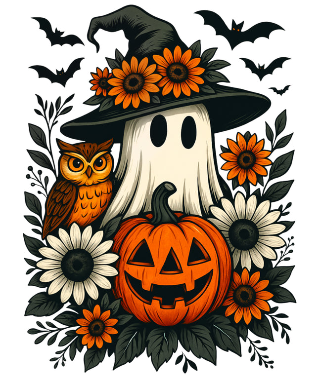 Halloween 100% Cotton Fabric Panel Block DD3503