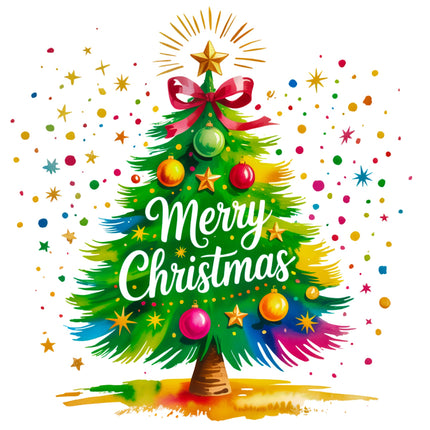 Merry Christmas 100% Cotton Fabric Panel Block DD3509