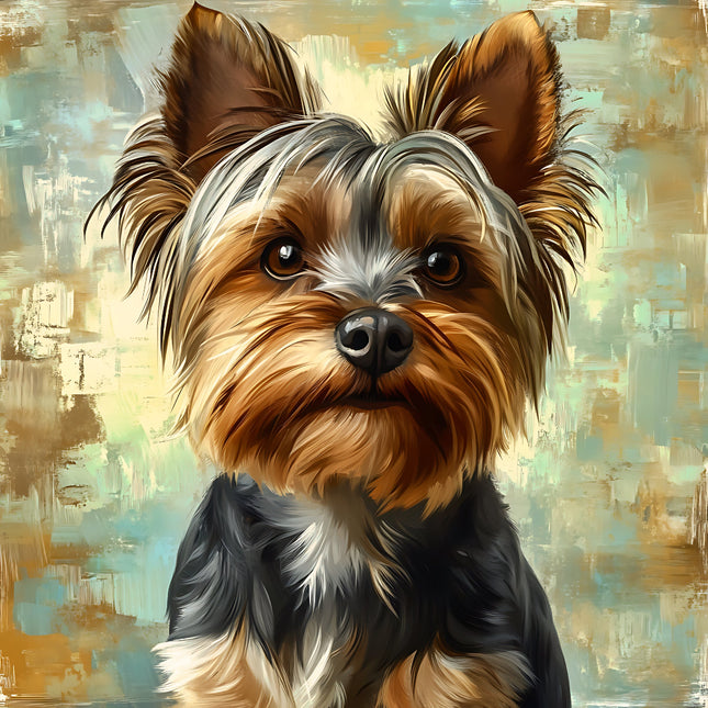 yorkie fabric panel
