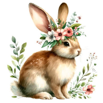 rabbit fabric panel