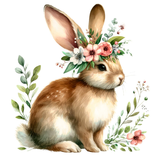 rabbit fabric panel