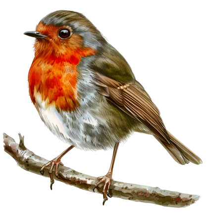 Robin 100% Cotton Fabric Panel Block DD688