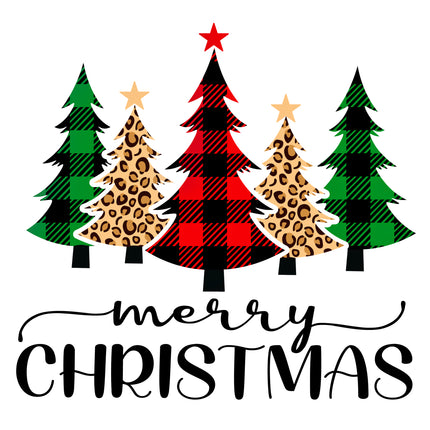 Merry Christmas 100% Cotton Fabric Panel Block DD9024