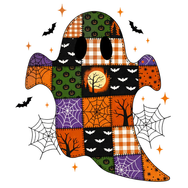 Patchwork Ghost 100% Cotton Fabric Panel Block DD9604