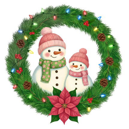 Snowman 100% Cotton Fabric Panel Block DD9606