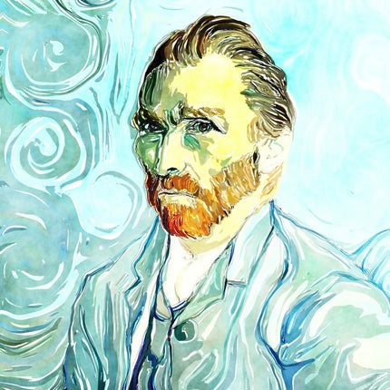 Vincent Van Gogh Self Portrait 100% Cotton Fabric Panel E205