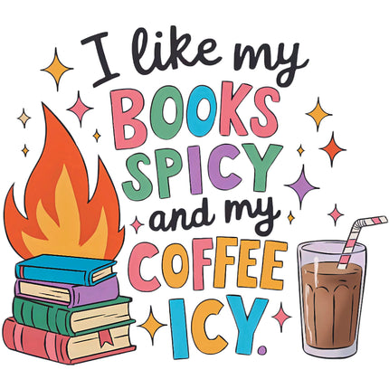 Spicy Books Reader 100% Cotton Fabric Panel Block E5703