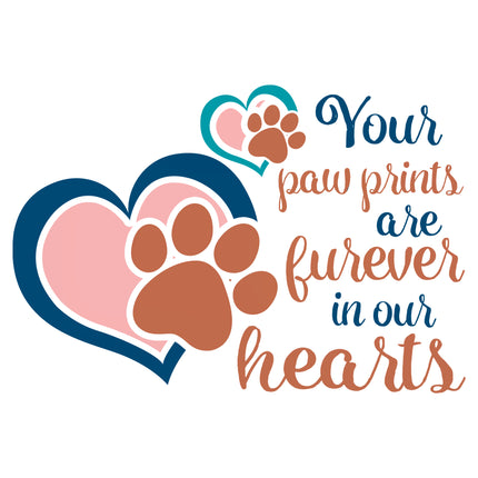 Pet Memoriam 100% Cotton Fabric Panel Block E5708