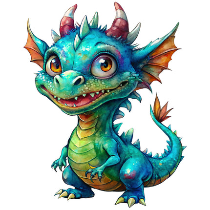 Dragon 100% Cotton Fabric Panel Block FLIP-EE1143
