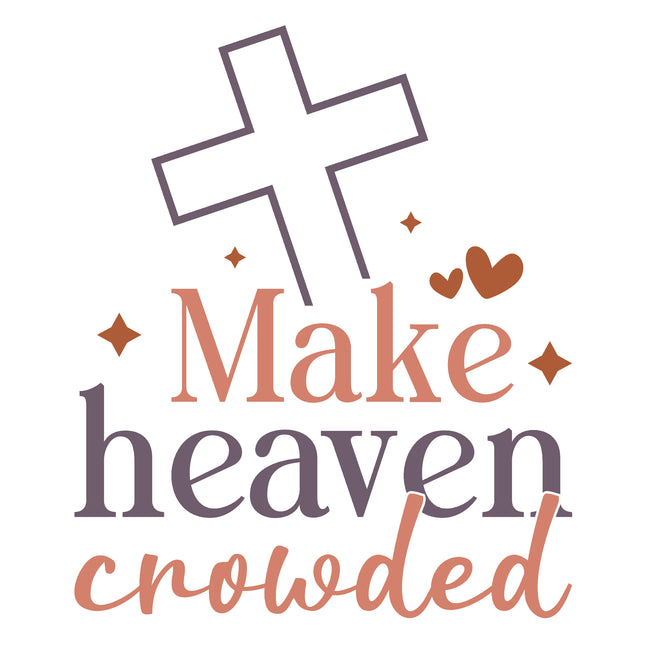 Make Heaven Crowded 100% Cotton Fabric Panel Block EE1316