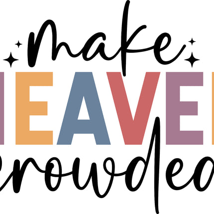 Make Heaven Crowded 100% Cotton Fabric Panel Block EE1319