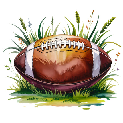 Football 100% Cotton Fabric Panel Block EE1321