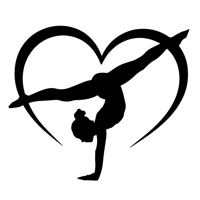 Gymnast Gymnastics 100% Cotton Fabric Panel Block EE22002