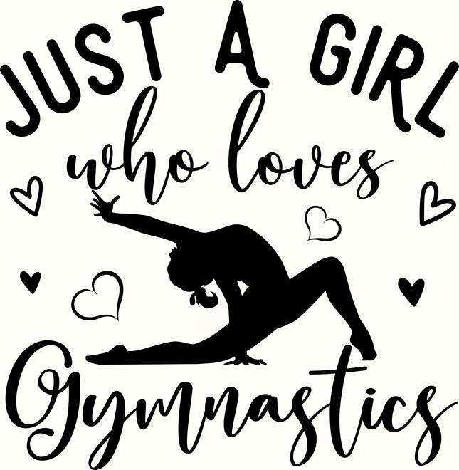 Love Gymnastics 100% Cotton Fabric Panel Block EE22021