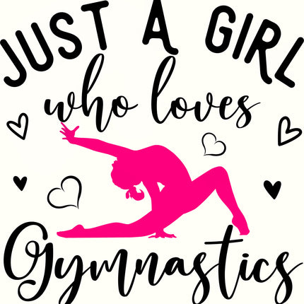 Love Gymnastics 100% Cotton Fabric Panel Block EE2204