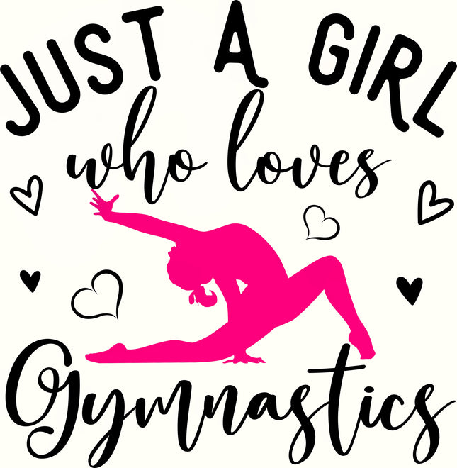 Love Gymnastics 100% Cotton Fabric Panel Block EE2204