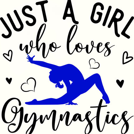Love Gymnastics 100% Cotton Fabric Panel Block EE2205