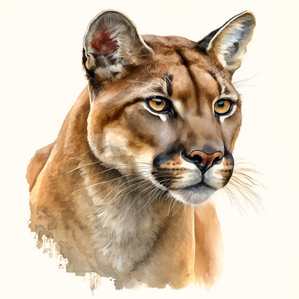 Cougar 100% Cotton Fabric Panel Block EE2301