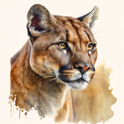 Cougar 100% Cotton Fabric Panel Block EE2307