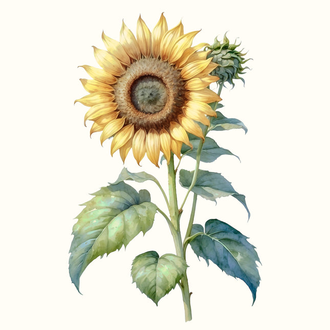 Sunflower 100% Cotton Fabric Panel Block EE2343