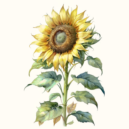 Sunflower 100% Cotton Fabric Panel Block EE2346