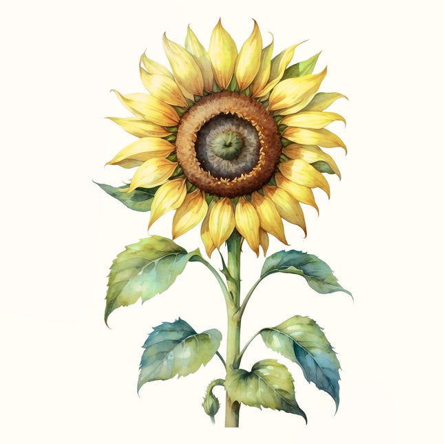 Sunflower 100% Cotton Fabric Panel Block EE2349